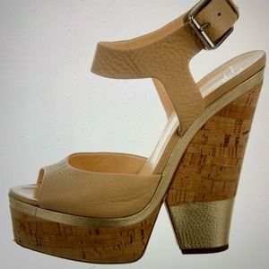 GIUSEPPE ZANOTTI Leather Platform Sandals SZ 9 | IT 39 🔥🔥🔥🔥